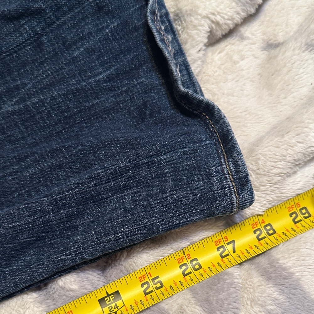 BKE Men's Dark Blue Bootcut Jeans - Picture 9 of 10